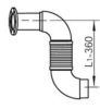 MAN 81152045880 Exhaust Pipe